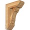 Ekena Millwork Olympic Slat Rough Sawn Bracket w/ Offset Brace, Western Red Cedar, 8"W x 20"D x 28"H BKT0806X20X28OLY06RWR - alternate 1